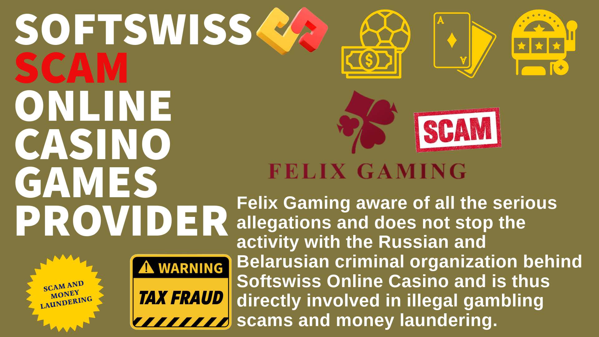 FelixGaming - softswiss scam - Casino by Softswiss